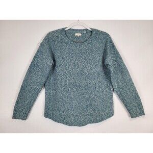 FatFace Marled Sweater Crewneck Womens 8 Blue